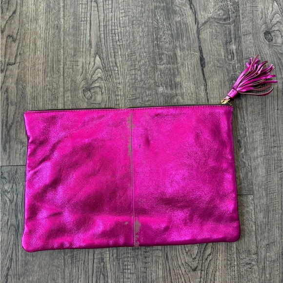 Billy Bag London Metallic Pink Clutch/Cosmetic Case - Picture 5 of 5